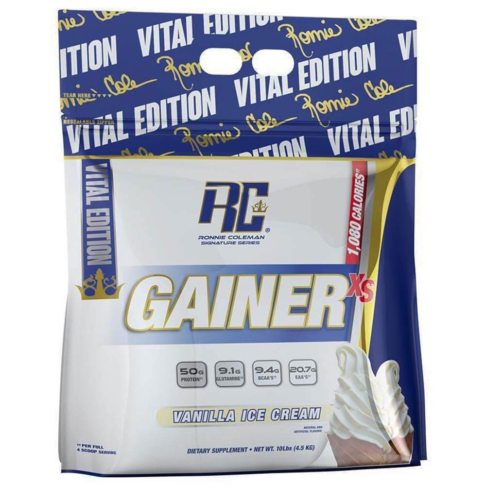 RONNIE COLEMAN Gainer XS,  10 lb  Vanilla Ice Cream 