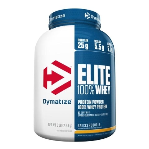 Dymatize Elite 100% Whey Protein, 5 lb Snicker Doodle