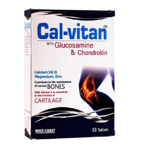West Coast Cal-Vitan with Glucosamine & Chondroitin, 30 tablet(s) Unflavoured