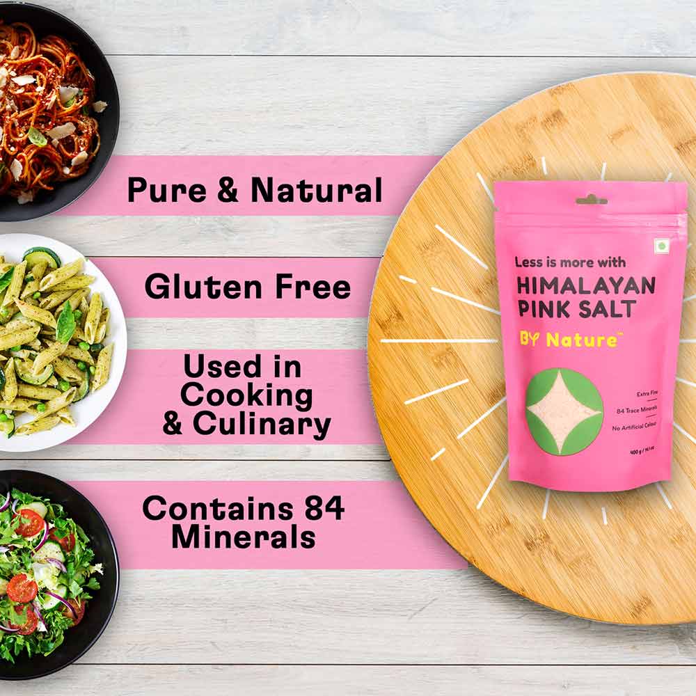 4 - By Nature Himalayan Pink Salt,  400 g 