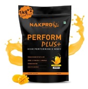 Nakpro Perform Plus+ High Performance Whey- 2.2 lb Mango (Pack of 2)
