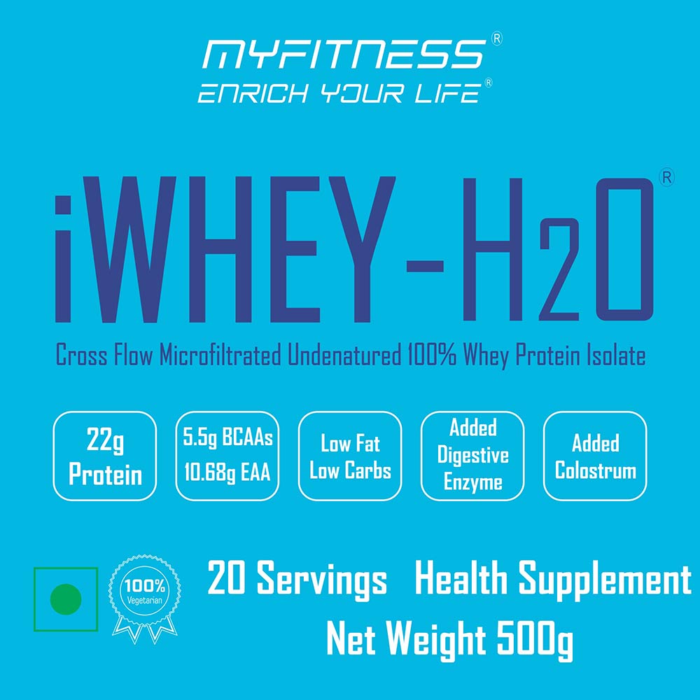 4 - MYFITNESS By Paradise iWHEY- H2O,  1.1 lb  Kesar Pista Kulfi 