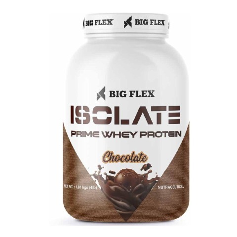 1 - Big Flex Isolate Prime Whey Protein, 4 lb Chocolate