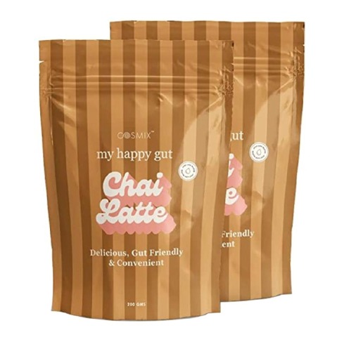 1 - Cosmix My Happy Gut, Chai Latte (Pack of 2) 200 g