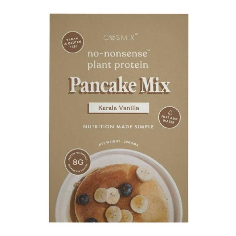 1 - Cosmix No Nonsense Plant Protein Pancake Mix, Kerala Vanilla 200 g