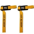 MuscleBlaze Weight Lifting Strap (UNLEASH THE ZIDD !), Yellow Free Size