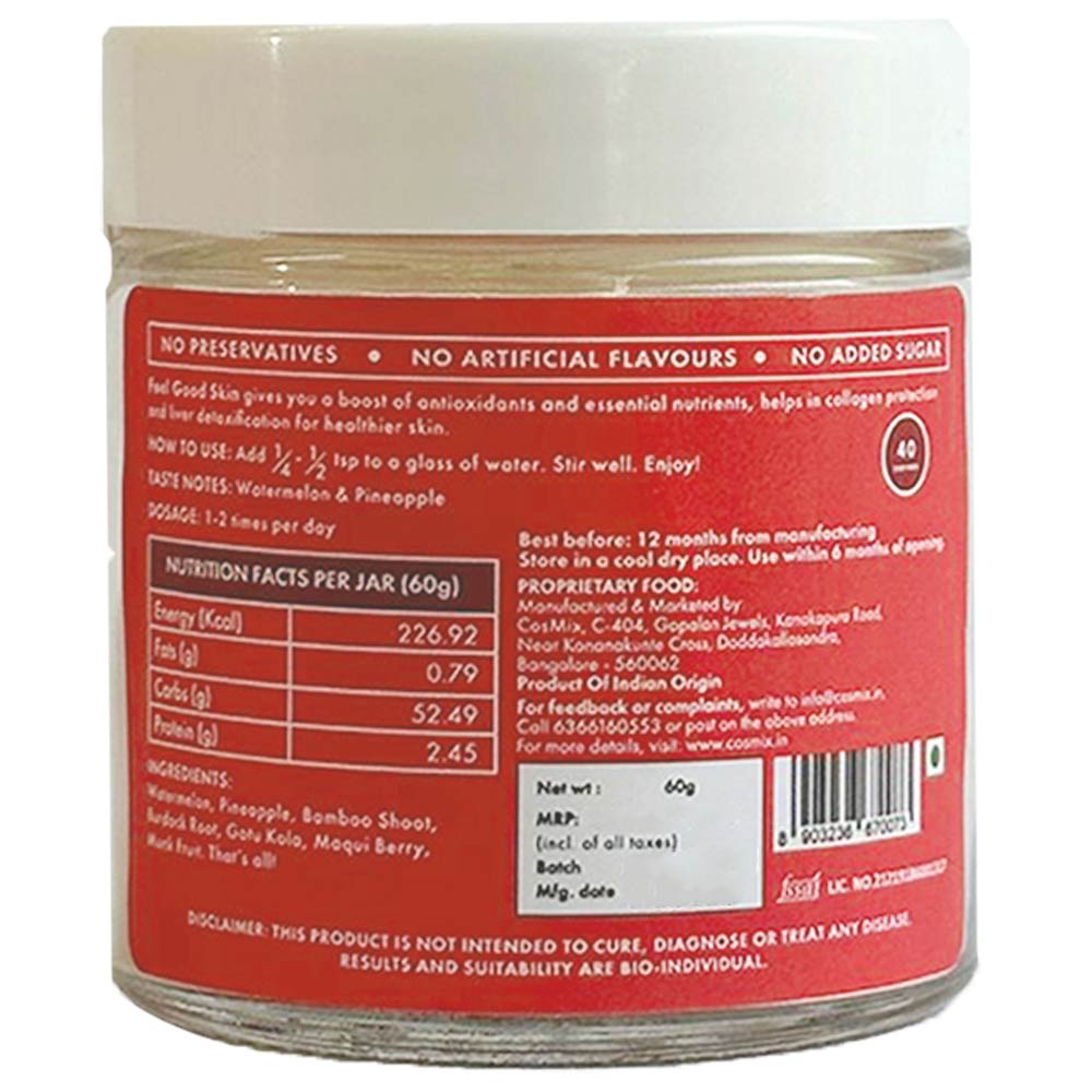 2 - Cosmix Feel Good Skin,  60 g  Unflavoured (Jar) 