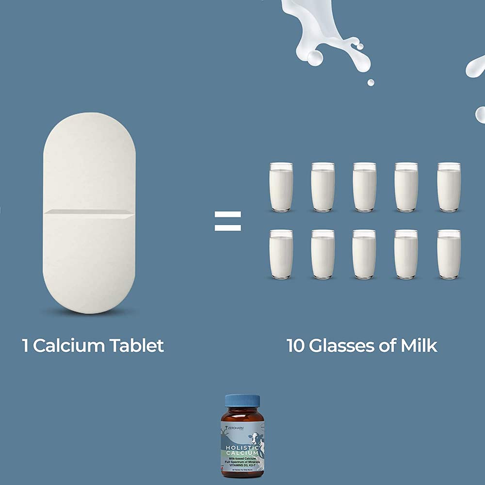 3 - Zeroharm Holistic Calcium,  60 tablet(s)  Unflavoured 