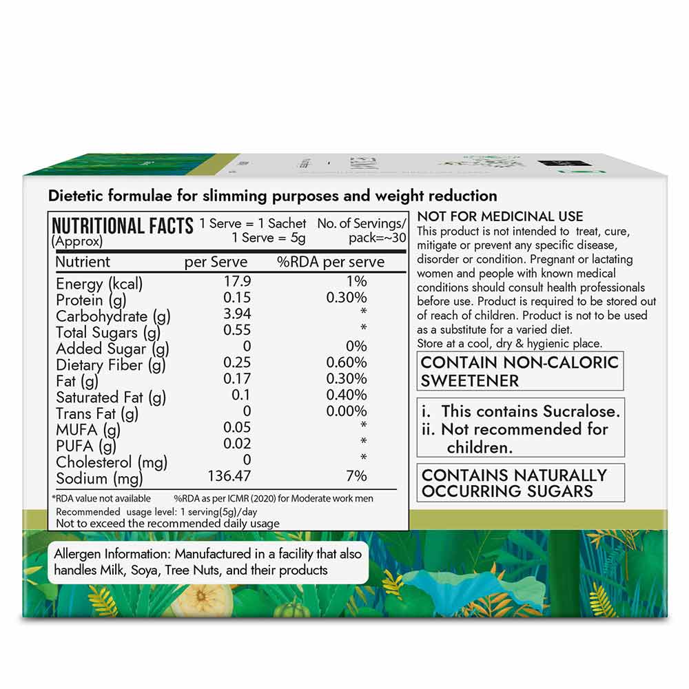 9 - Kapiva Weight Wise Foods Get Slim Mix,  30 sachets/pack 