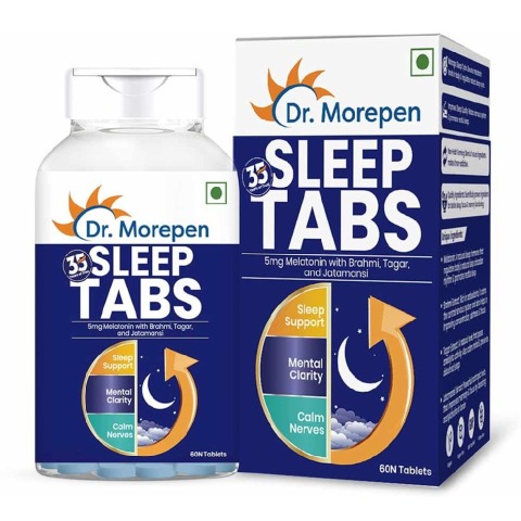 1 - Dr. Morepen Sleep Tabs,  60 tablet(s)  Unflavoured 