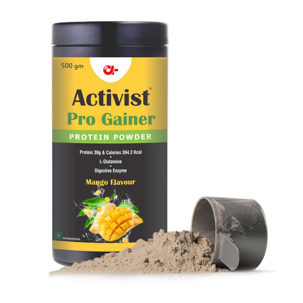 1 - Activist Pro Gainer Protein Powder,  1.1 lb  Mango 
