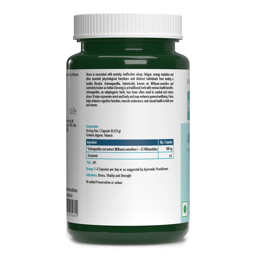 MuscleBlaze T-Surge Black & HealthKart Ashwagandha 60 tabs Combo