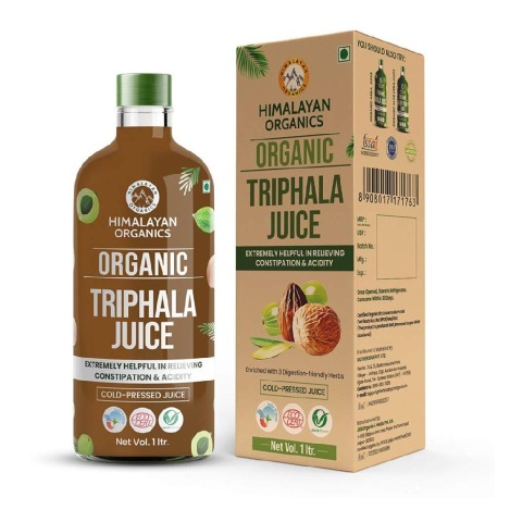 1 - Himalayan Organics Organic Triphala Juice, Unflavoured 1 L