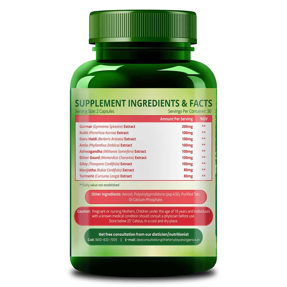 2 - Himalayan Organics Diabetes Support,  60 veggie capsule(s) 
