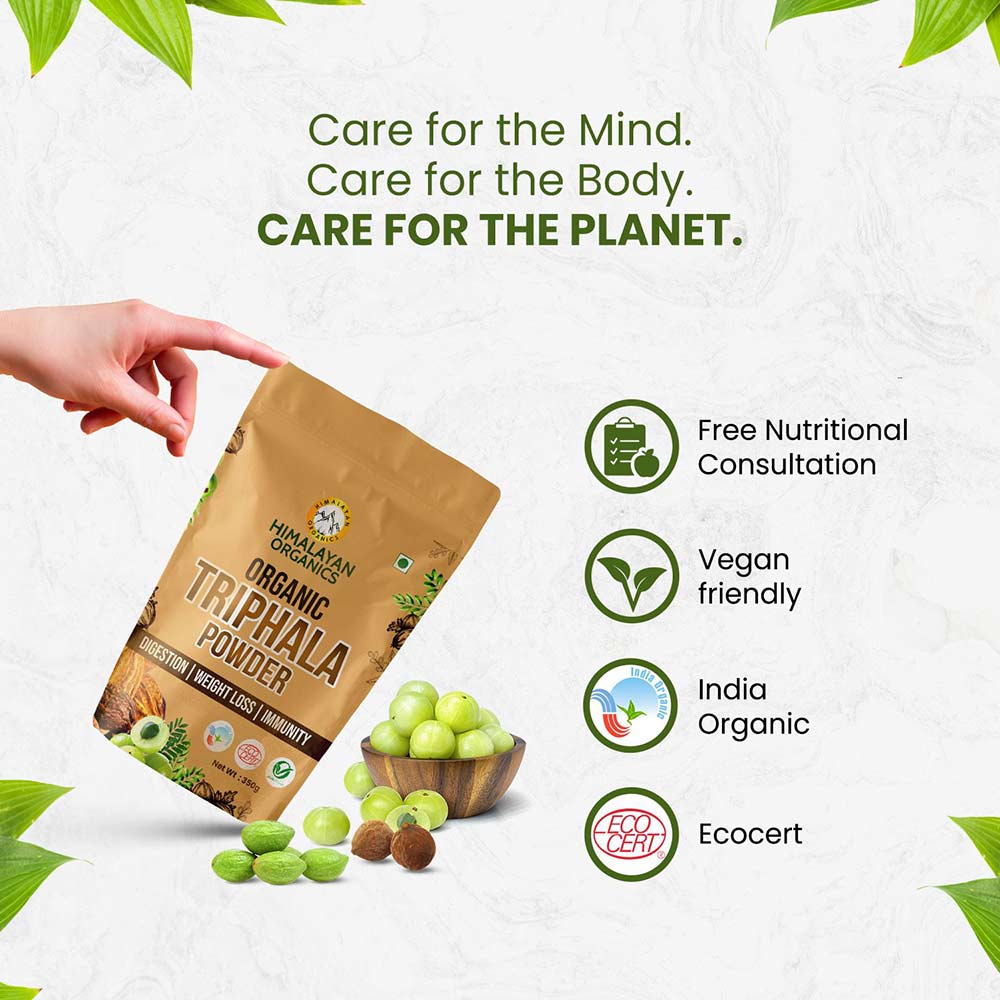 3 - Himalayan Organics Organic Triphala Powder,  350 g 