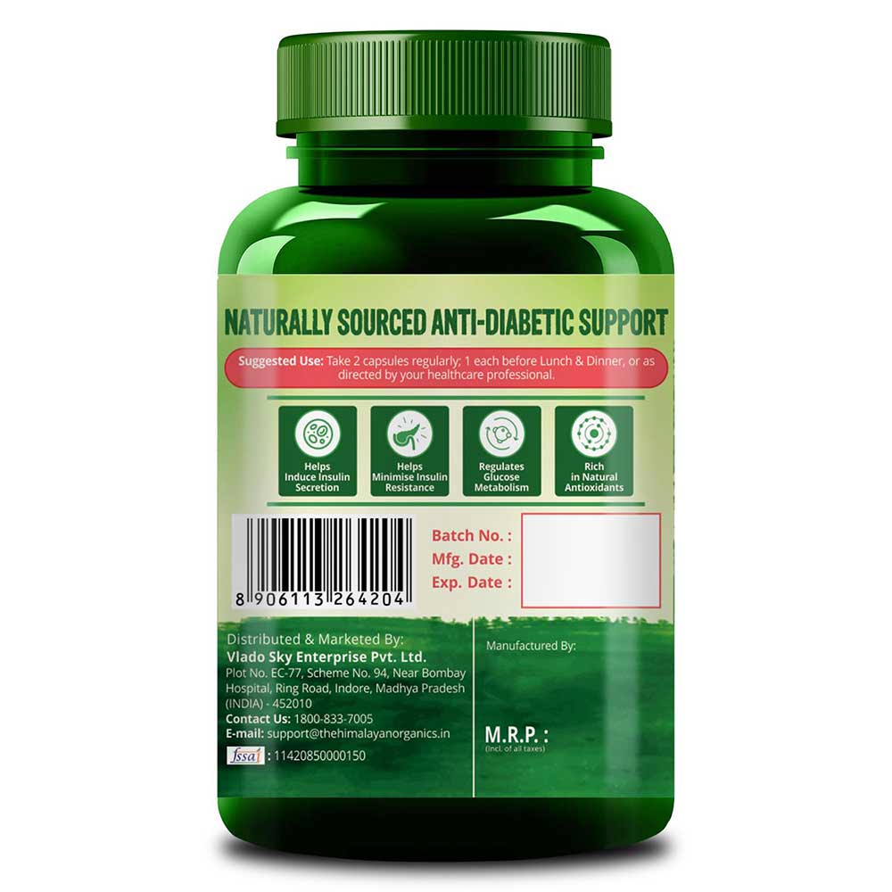 3 - Himalayan Organics Diabetes Support,  60 veggie capsule(s) 