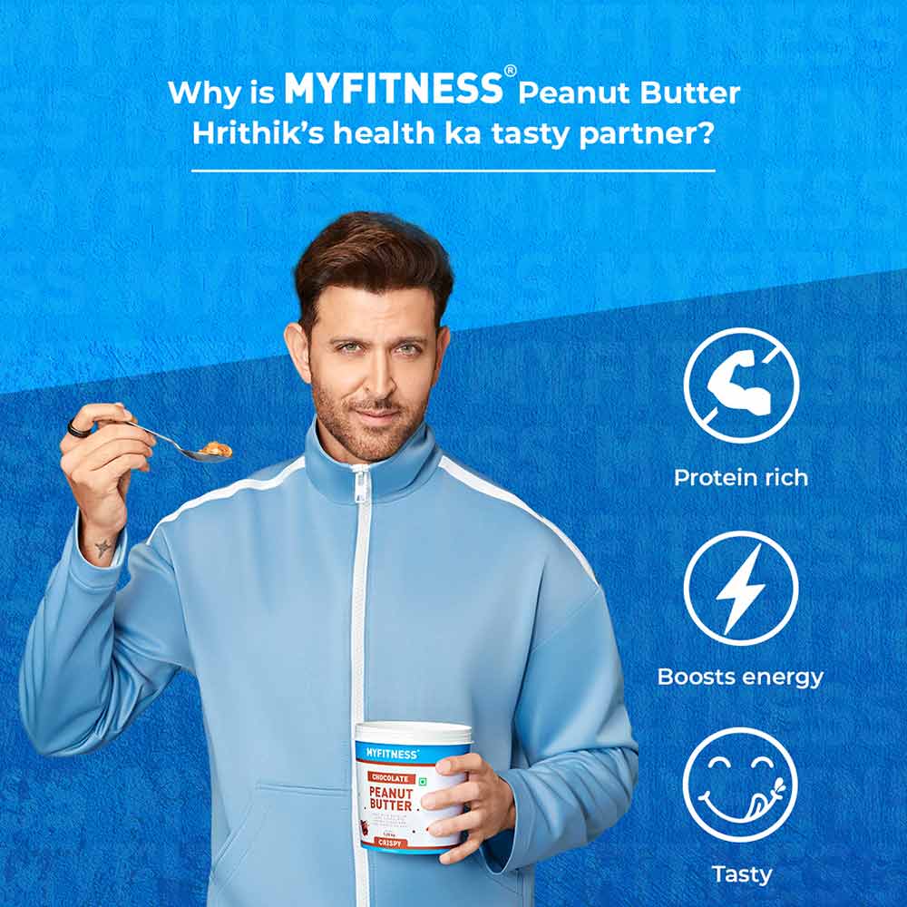 2 - Myfitness Original & Chocolate Peanut Butter 1.25kg Combo,  2 Piece(s)/Pack  Crunchy 