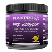 Nakpro Pre-Workout- 0.55 lb Fruit Punch (Jar)