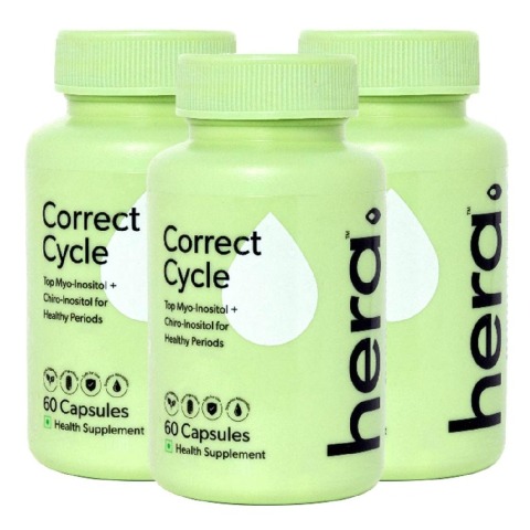 1 - Hera Correct Cycle,  60 capsules  Unflavoured (Pack of 3) 
