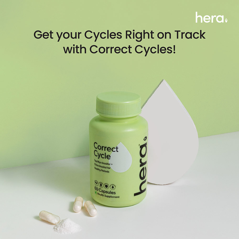 2 - Hera Correct Cycle,  60 capsules  Unflavoured (Pack of 3) 