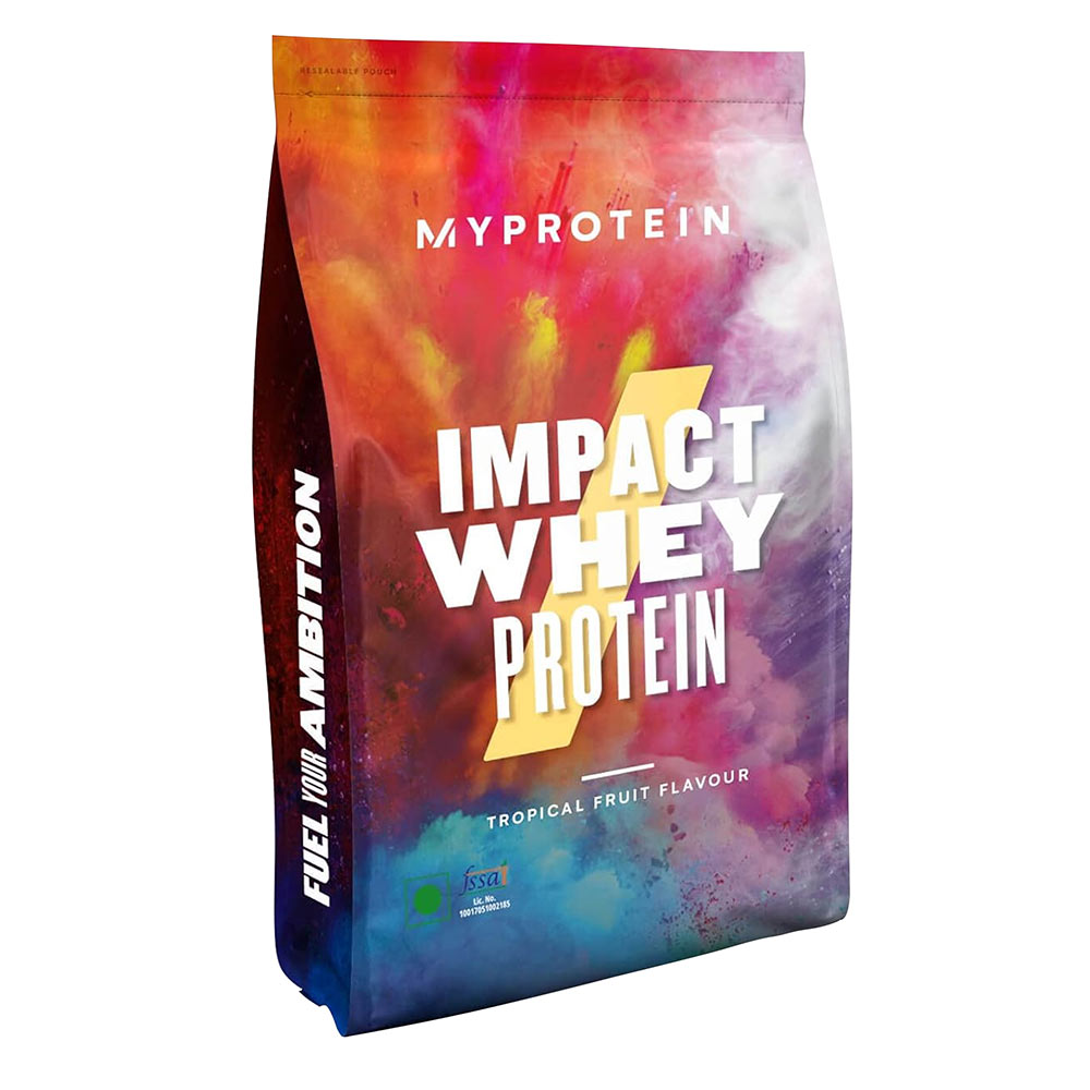 2 - Myprotein Impact Whey Protein,  2.2 lb  Tropical Fruits 