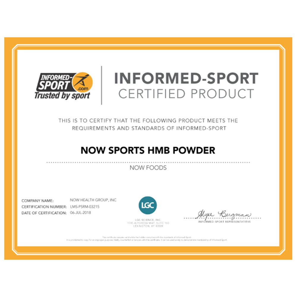 4 - Now HMB Powder,  0.2 lb  Unflavoured 