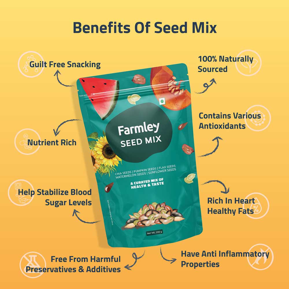 3 - Farmley Seed Mix,  Unflavoured  200 g 