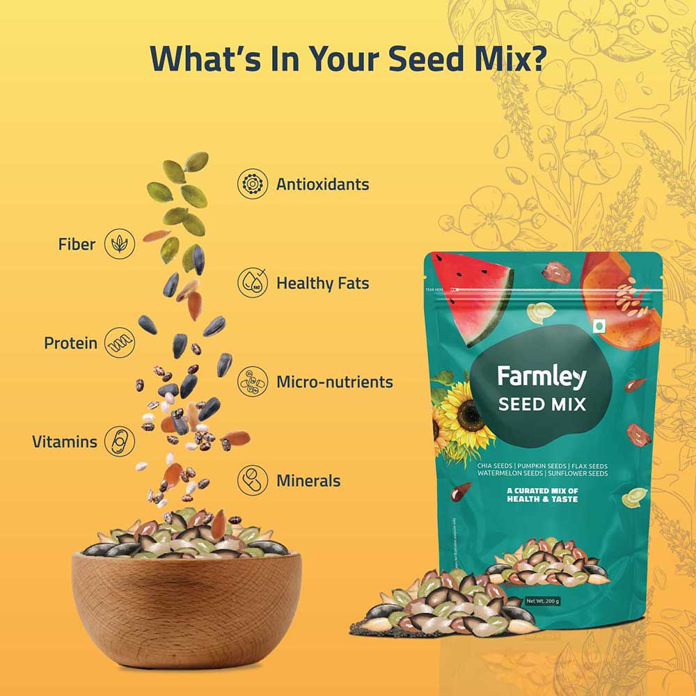 7 - Farmley Seed Mix,  Unflavoured  200 g 