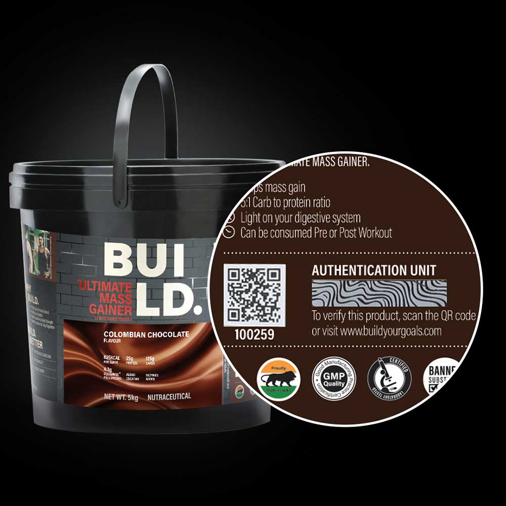 4 - Build Ultimate Mass Gainer,  11 lb  Colombian Chocolate 