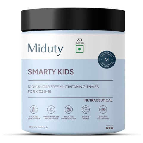 1 - Miduty Smarty Kids,  60 gummies  Unflavoured 