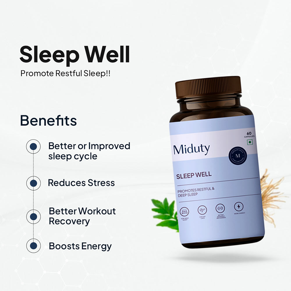 6 - Miduty Sleep Well,  60 capsules 