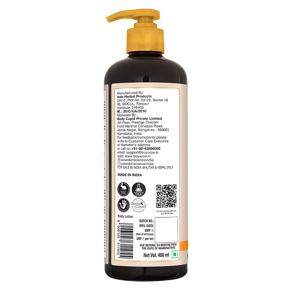 9 - WOW Skin Science Vitamin C Body Lotion,  400 ml  for All Skin Types 
