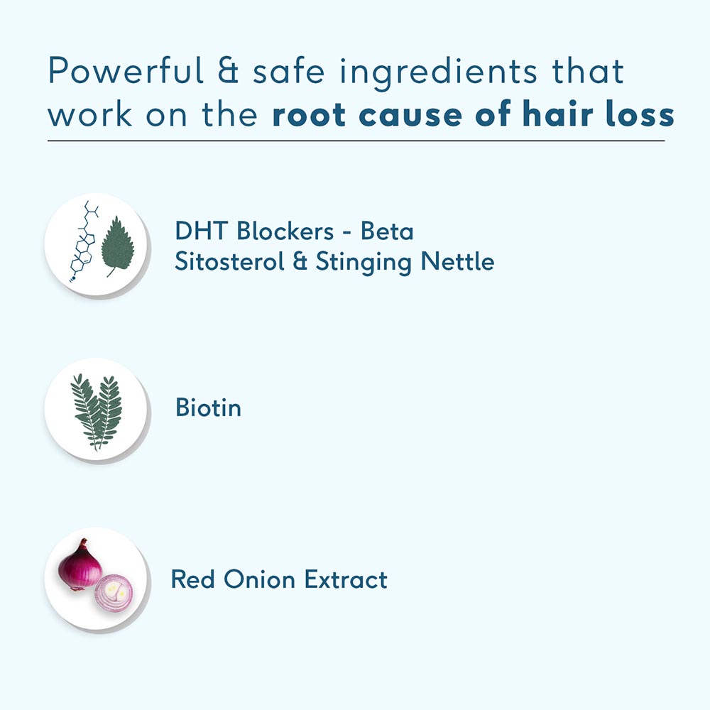 HK Vitals Hair Multivitamin & DHT Blocker 60 Tabs & Headful Growth Serum 30 ml Combo by HealthKart