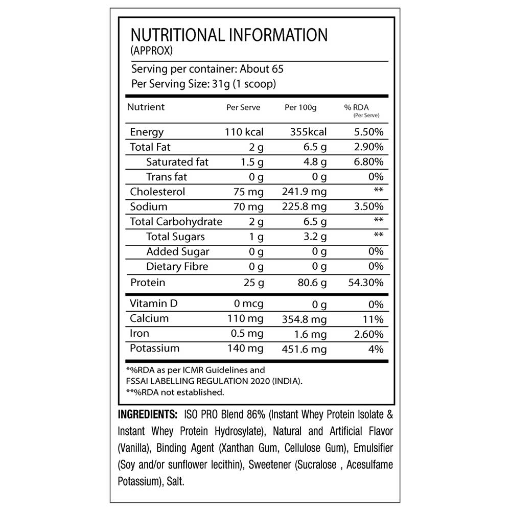3 - ANS Performance ISO-PRO Isolate & Hydrolyzed Whey Protein,  4.4 lb  Creamy Vanilla 