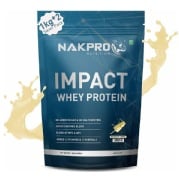 Nakpro Impact Whey Protein- 2.2 lb Malai Kulfi (Pack of 2)