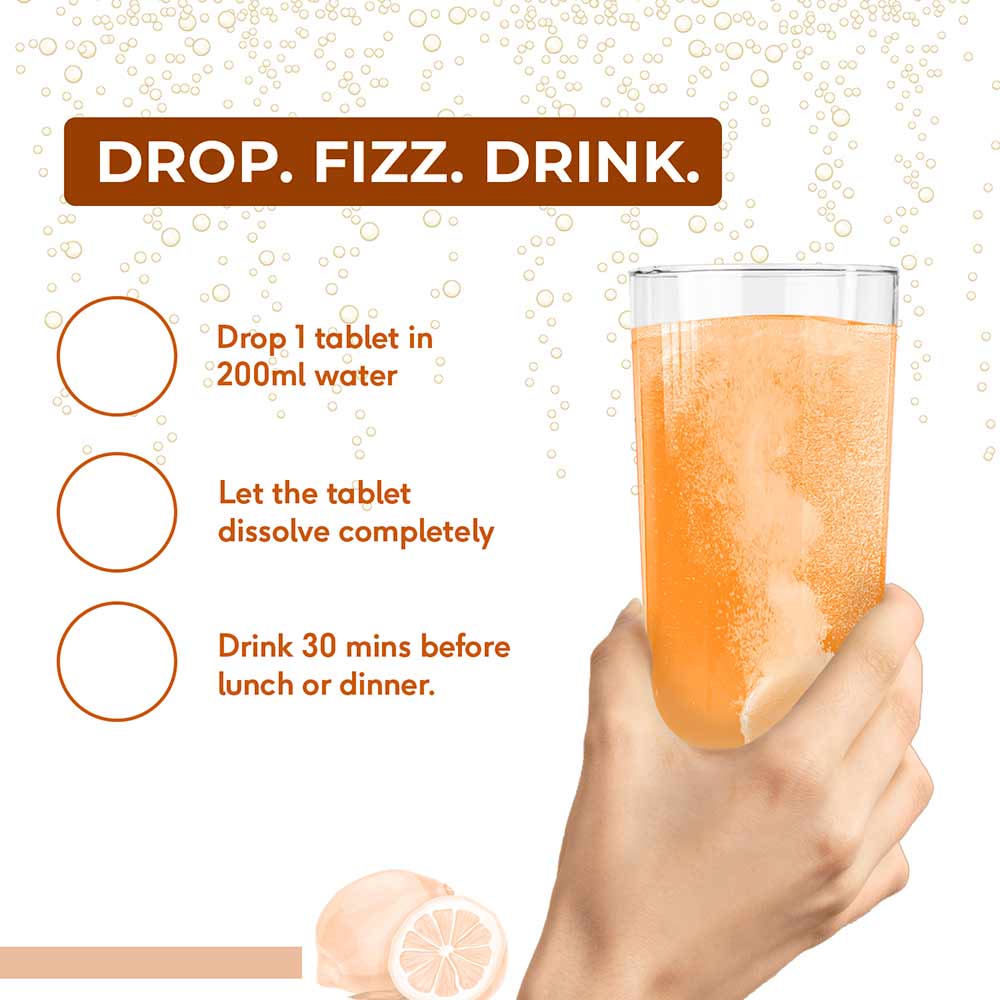 8 - HK Vitals ACV 750 mg Effervescent by HealthKart,  60 tablet(s)  Orange 