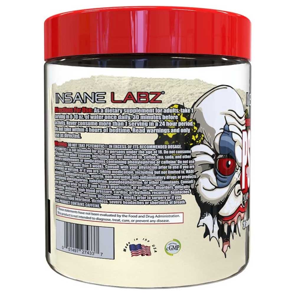 2 - Insane Labz Psychotic Clear,  0.69 lb  Lemonade 