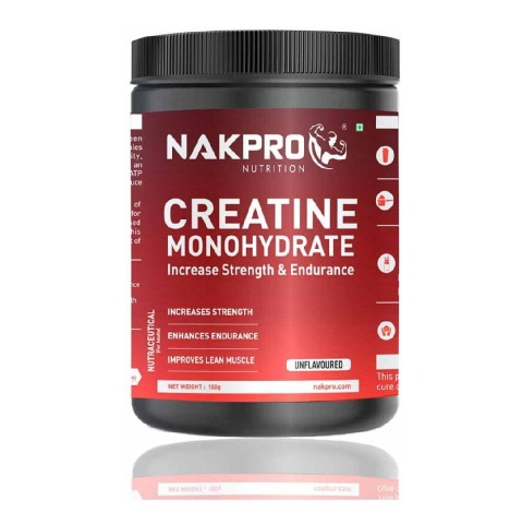 1 - Nakpro Creatine Monohydrate,  Unflavoured (Jar)  0.22 lb 