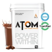 AS-IT-IS Nutrition ATOM Whey Protein with Enzymes- 8.8 lb Double Rich Chocolate