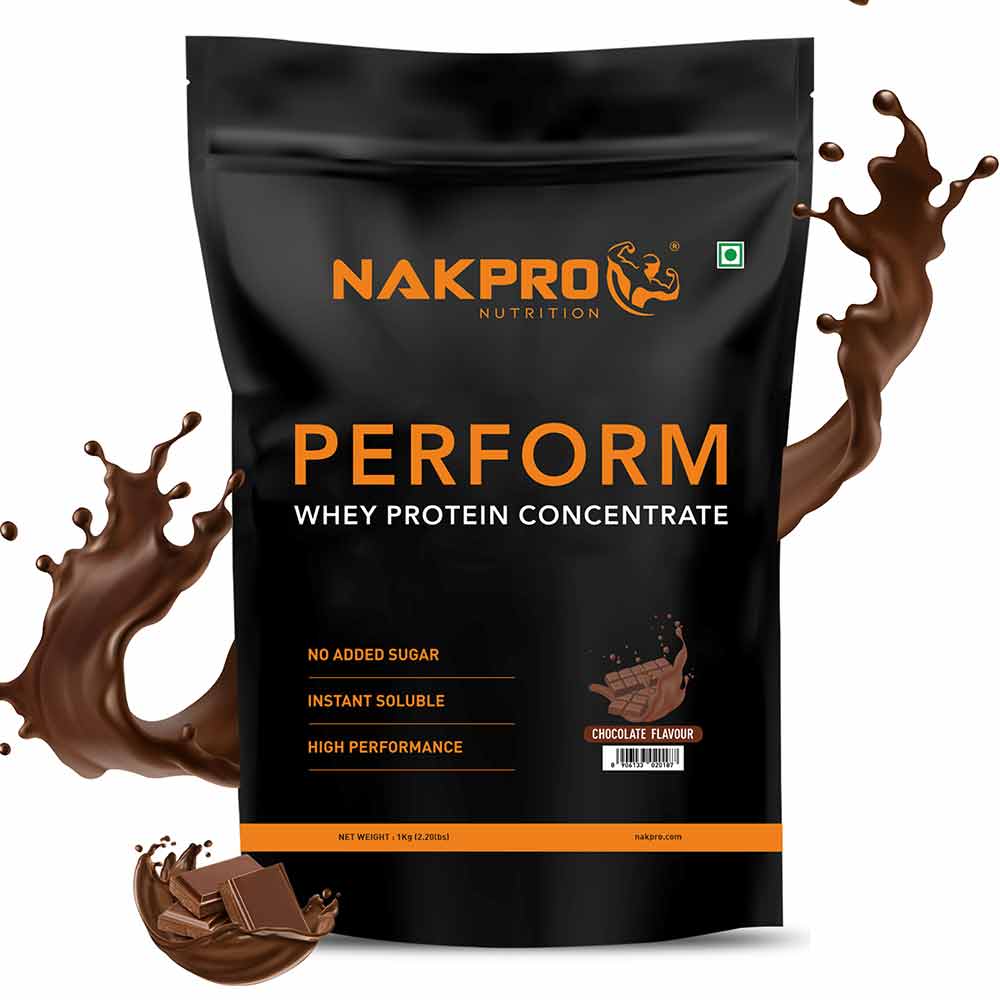 1 - Nakpro Perform Whey Protein Concentrate 2.2 lb & Creatine Monohydrate 0.22 lb Combo,  2 Piece(s)/Pack  Chocolate & Fruit Punch 
