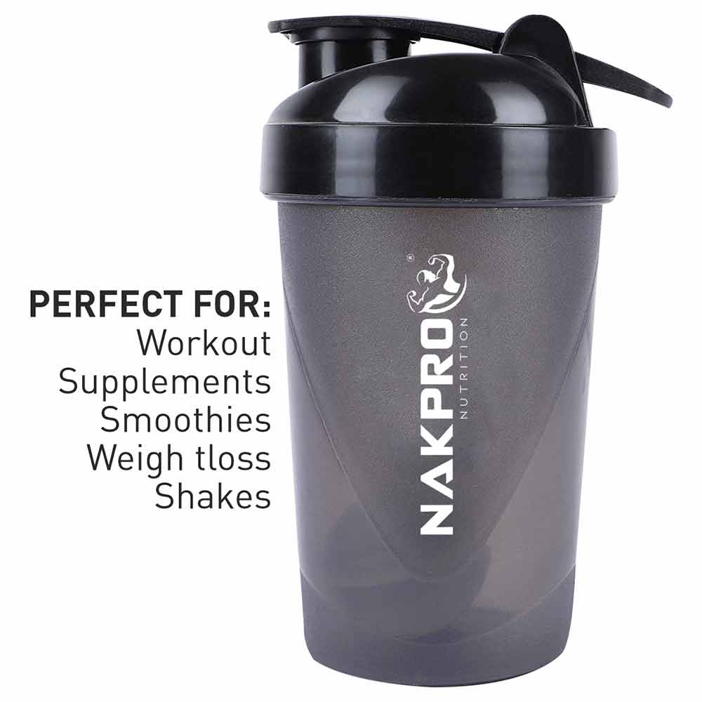 7 - Nakpro Perform Whey Protein Concentrate 2.2 lb & Shaker Bottle 500ml Combo,  2 Piece(s)/Pack  Chocolate 