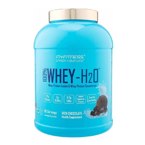 1 - MYFITNESS By Paradise 100% WHEY-H2O,  4.4 lb  Rich Chocolate 
