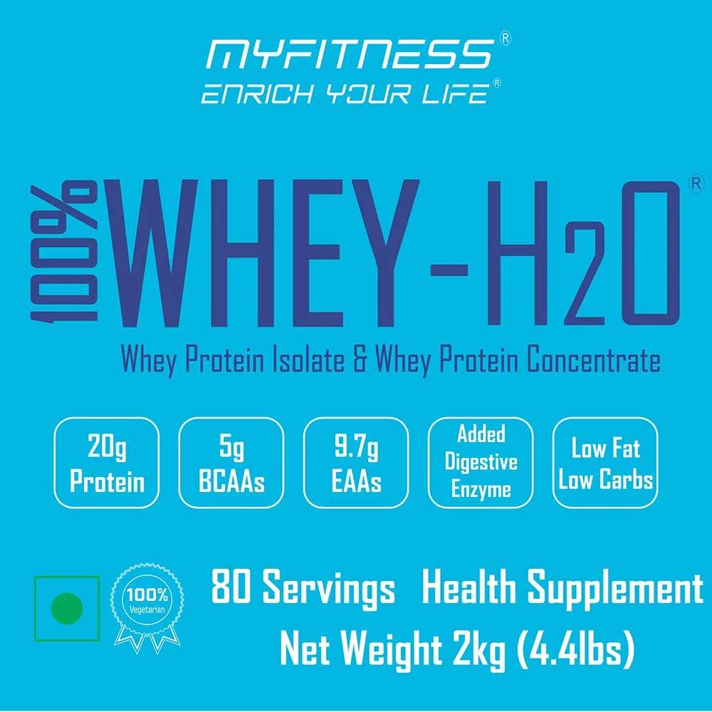 6 - MYFITNESS By Paradise 100% WHEY-H2O,  4.4 lb  Rich Chocolate 