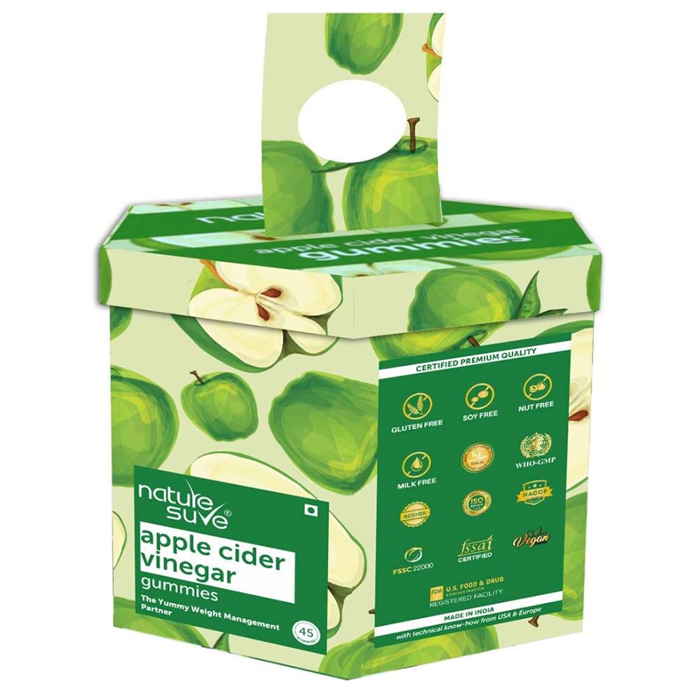 1 - Nature Sure Apple Cider Vinegar,  45 gummies  Unflavoured 
