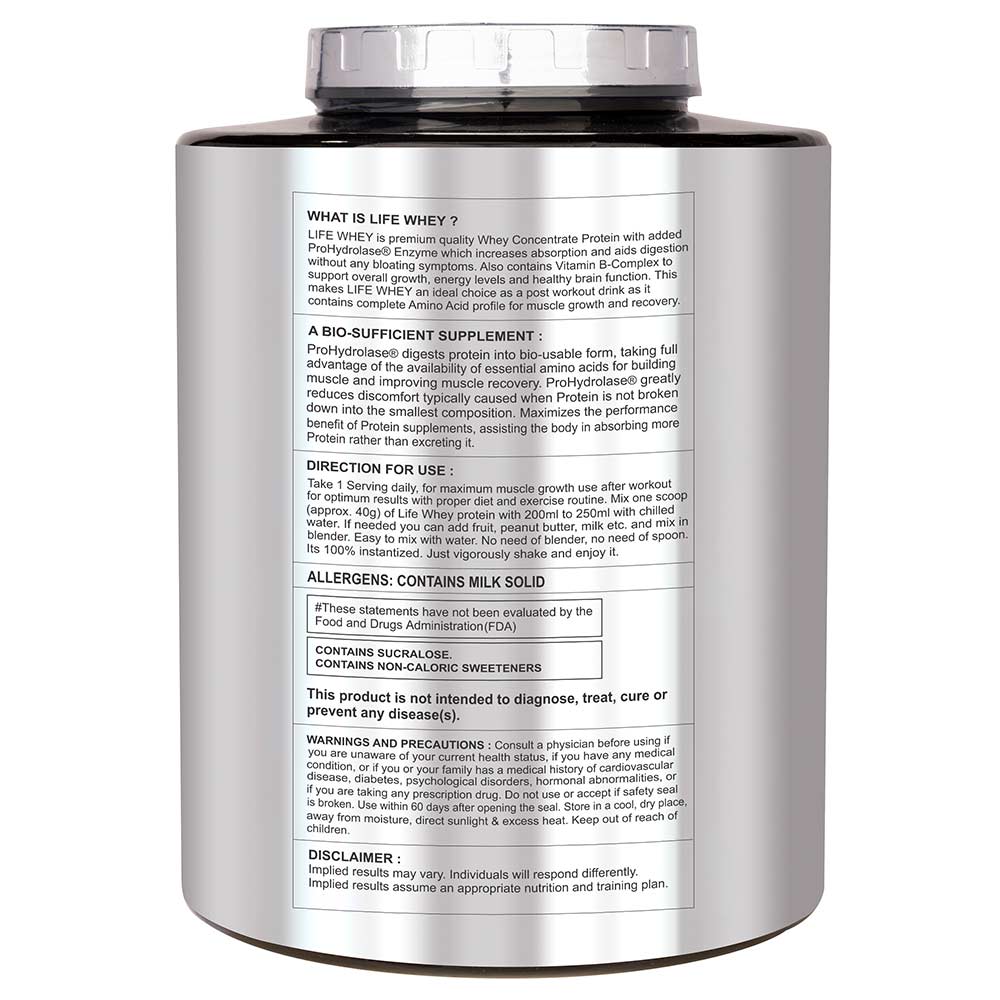 3 - Divine Nutrition Life Whey,  4.4 lb  American Ice-Cream 