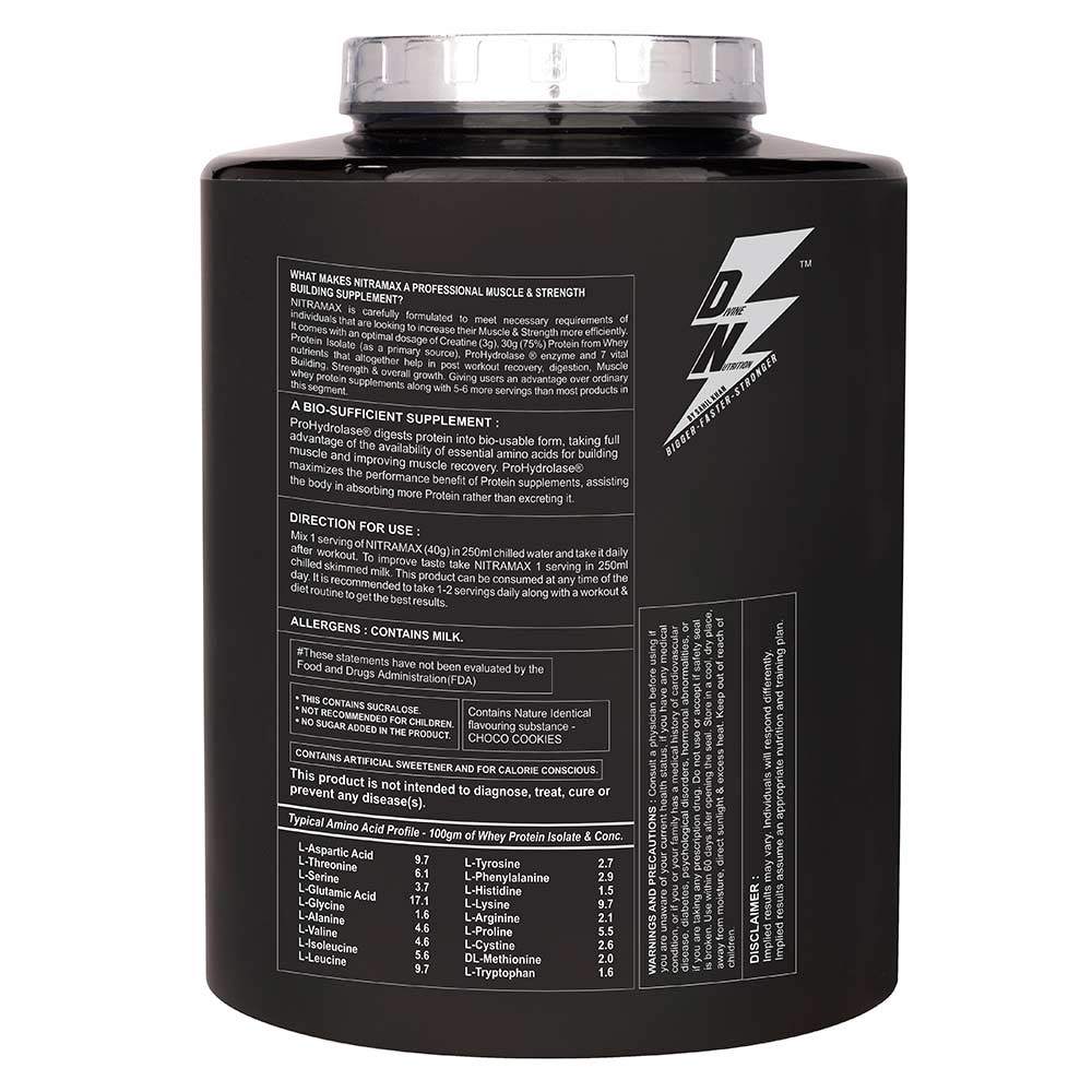 3 - Divine Nutrition Performance Series Nitramax,  4.4 lb  Choco Cookies 