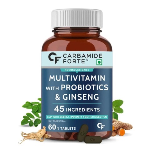 1 - Carbamide Forte Multivitamin with Probiotics & Ginseng 45 Ingredients,  180 tablet(s)  Unflavoured 