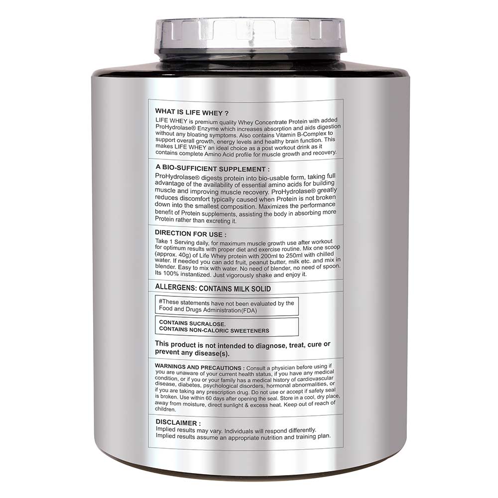 3 - Divine Nutrition Life Whey,  4.4 lb  Chocolate 