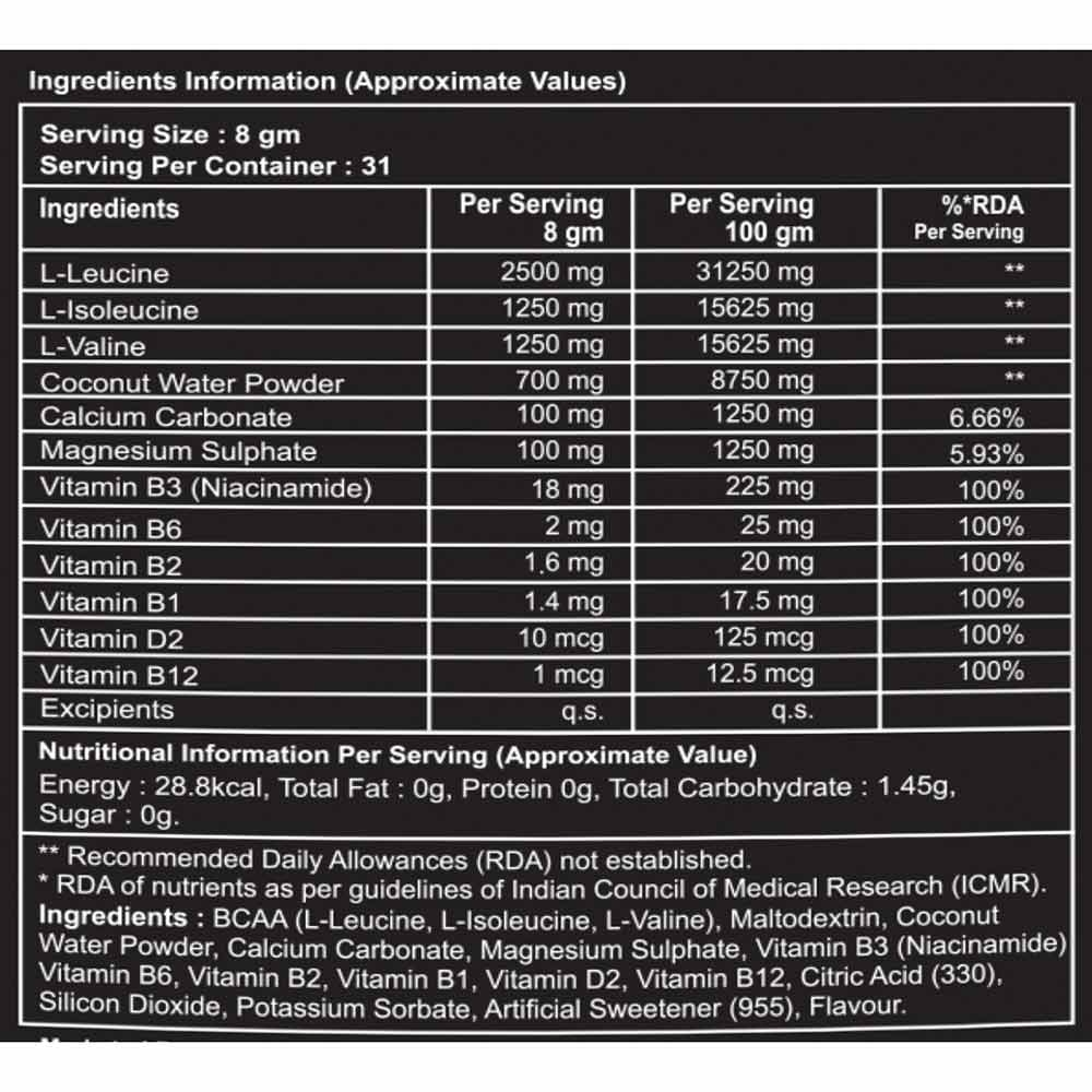 4 - Divine Nutrition Recovery BCAA 2:1:1,  0.55 lb  31 Servings  Strawberry Kiwi 
