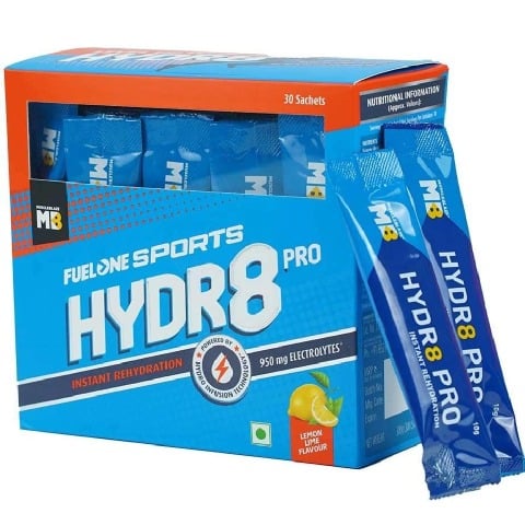 1 - MB Fuel One Sports Hydr8 PRO OP, 30 sachets/pack Lemon Lime